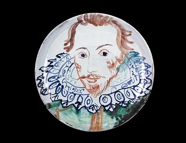 Michaela Gall - tudor portrait plates William Shakespeare