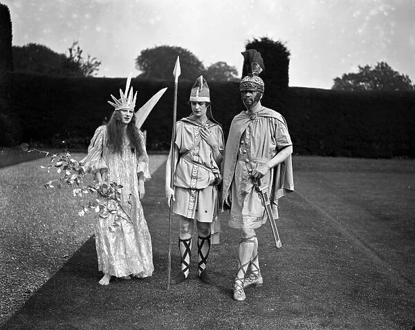 A Midsummer Nights Dream at Stansted Park, West Sussex. Pictured from left