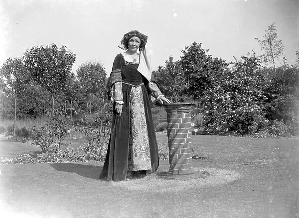Miss C. Hall at the Pagent for Kent Womens Institute. 1934