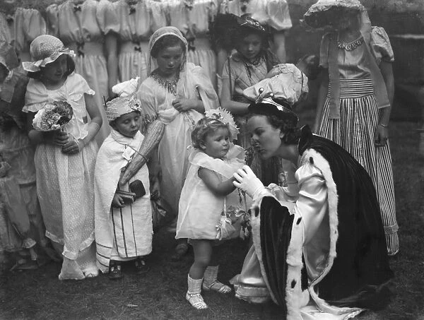 Miss Capp at the Erith fete 1939