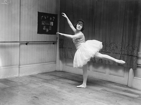 Miss Helen May the ballerina who was once taught by the great Pavlova. 2 July 1921