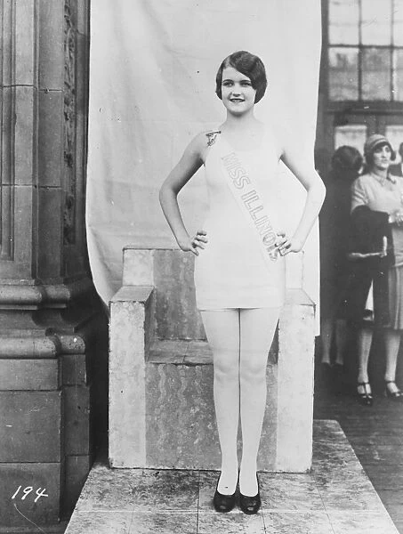 Miss Lois Eleanor Delander, elected as Miss America of 1927. 22 September 1927