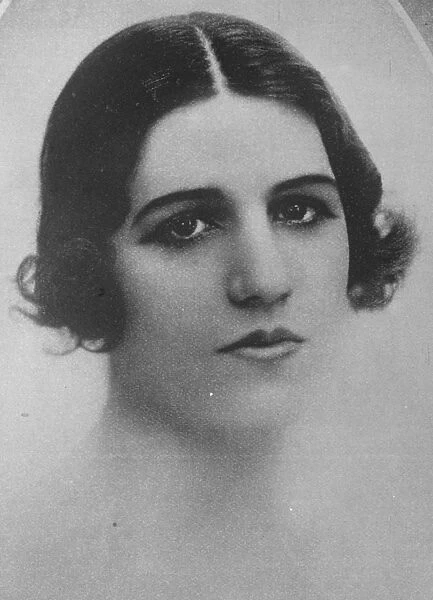 Miss Maria Cabelle of the Apollo Theatre, Madrid. 28 February 1923