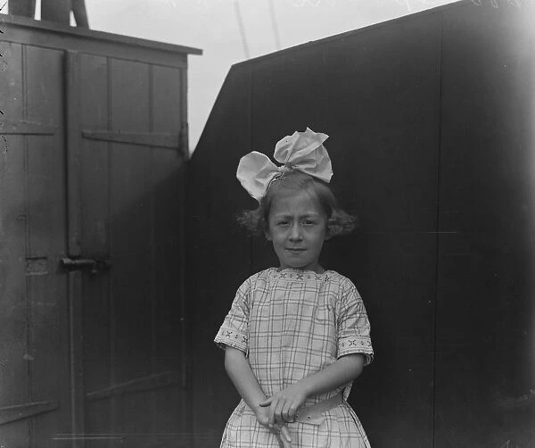 Miss Vivian MacDonald, daughter of Mrs Macdonald C N staff July 1922