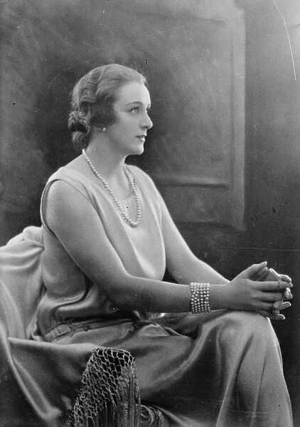Mlle Rene Bjorling. 16 August 1924