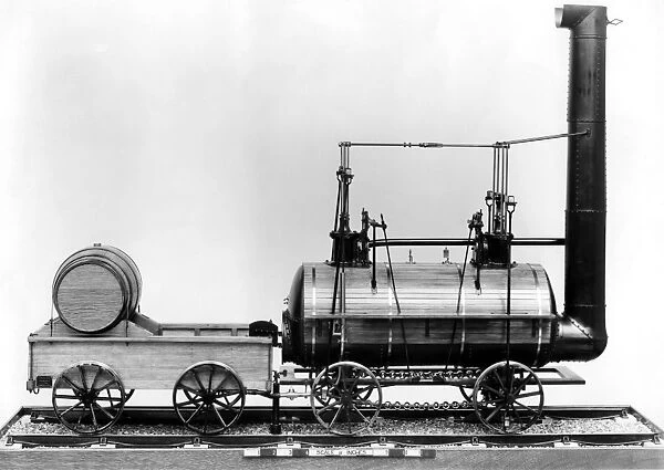 Model of Stephensons Killingworth locomotive 1815-1820 (right side) ? TopFoto