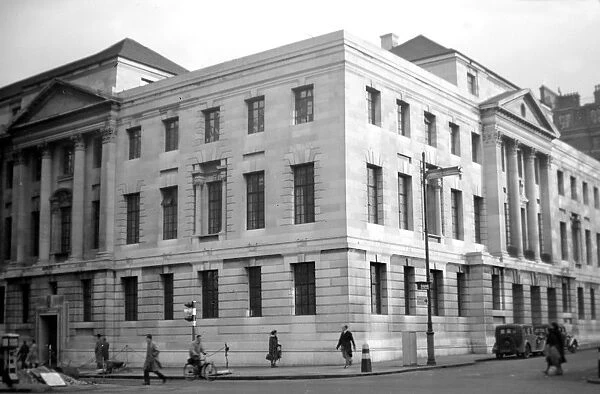 Modern Town Hall, St Pancras, London, England. Late 1940s