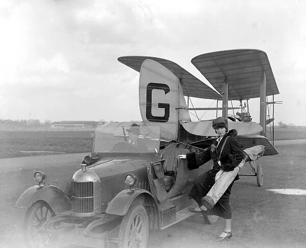 The Moth baby aeroplane, from the De Haviland Aerodrome, Stage Lane, Hendon. 28