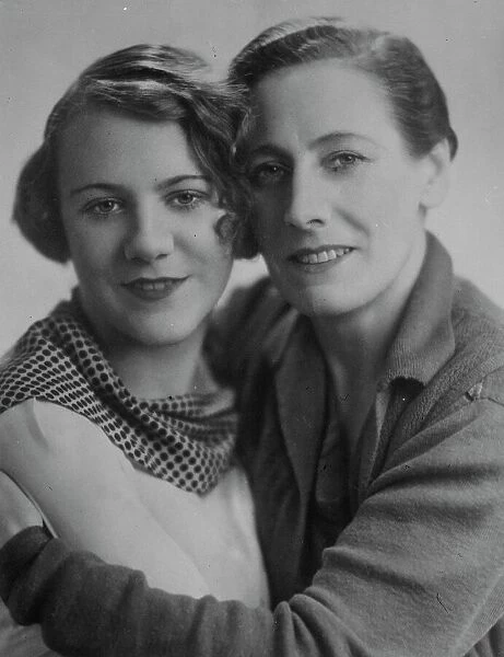 Mother and daughter in the same play. Miss Nancy Price and her daughter, Miss