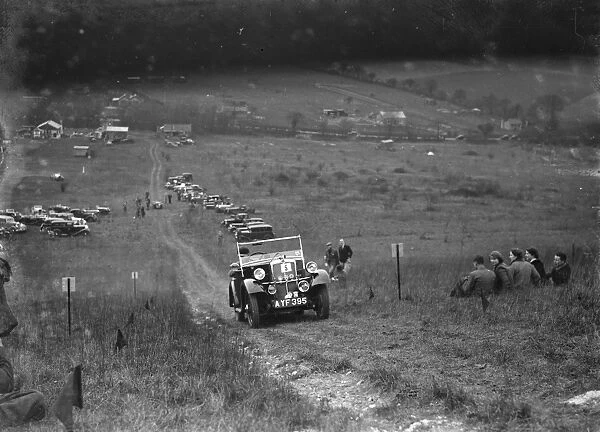Motor hill climb. 1935