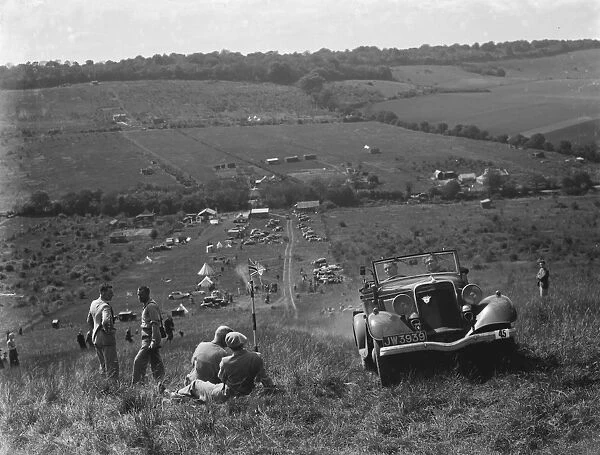 Motor hill climb at Farningham. 26 May 1937
