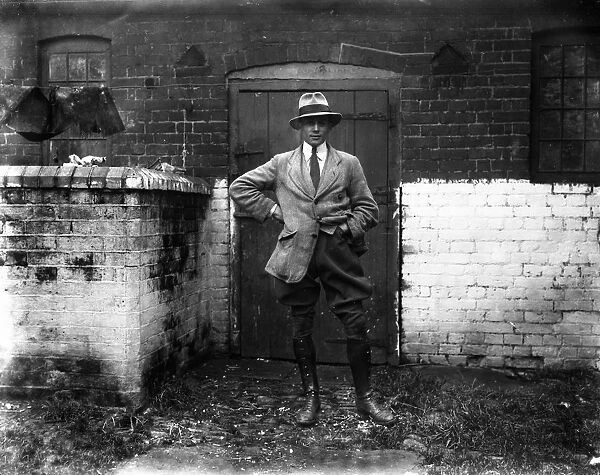 Mr C L Ager, steeplejack. 1922