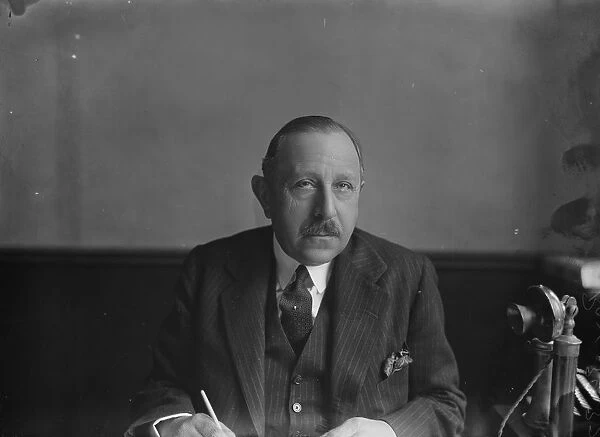 Mr RD Blumenfeld, the American - born editor of the Daily Express. May 1929