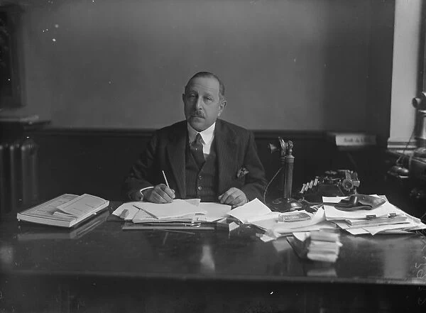 Mr RD Blumenfeld, the American - born editor of the Daily Express. May 1929
