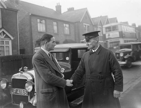 Mr Shepperd in Sidcup, Kent. 1935