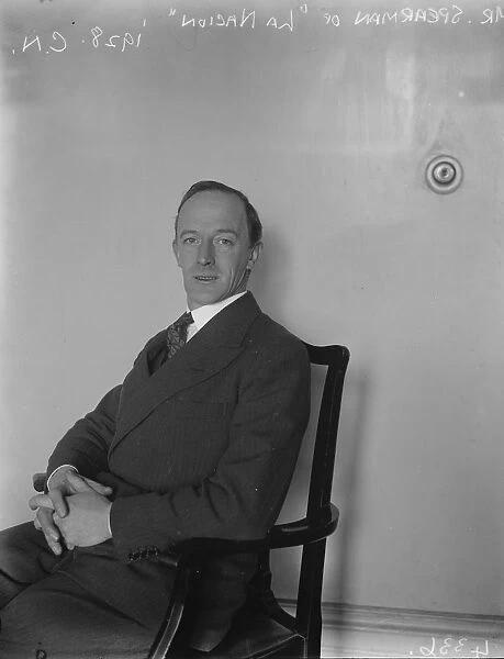 Mr Spearman of La Nacion. 11 December 1928