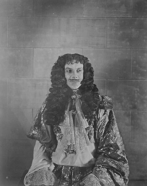 Mr William Luff as Charles II in the new film the Glorious Adventure 30 December 1921