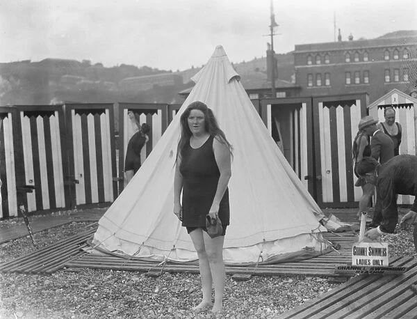 Mrs Barratt, who is endeavouring to swim the channel. 12 August 1926