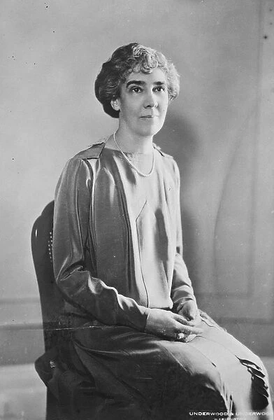 Mrs Charles Gates Dawes, wife of the Vice President. 6 June 1925
