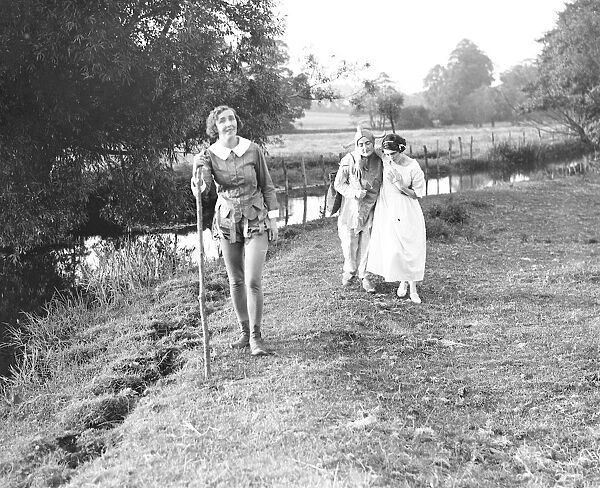 Mrs Hall at the front in the Eynsford Pageant, Kent 1939