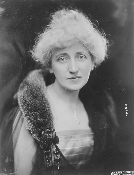Mrs Samuel Compers, wife of the president of the American Federation of Labour