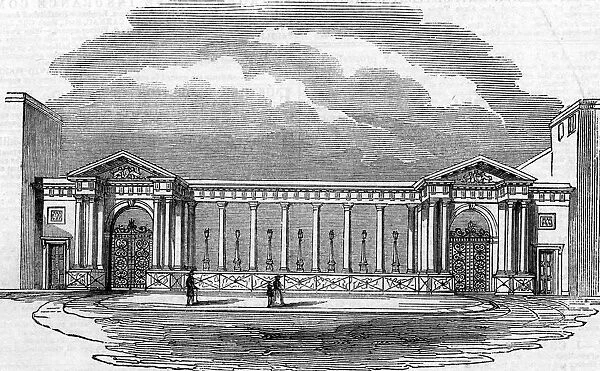 New Facade, Grosvenor House. 17 June 1843