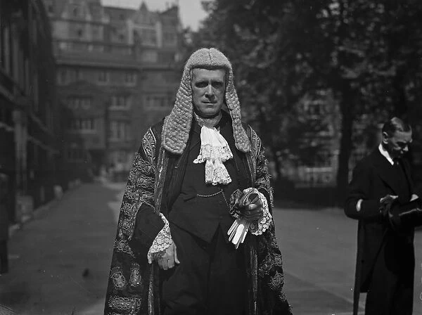 New Lord Chancellor sworn in. Lord Justice Sankey. 10 June 1929