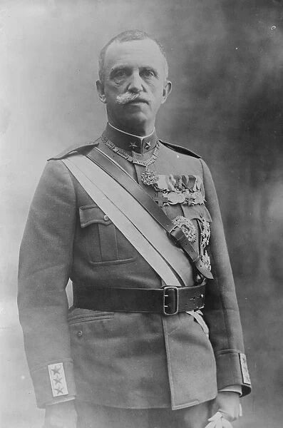 New Picture of the King of Italy This striking portrait of the King of Italy Victor