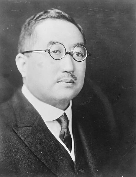New portrait of Viscount Tsuneo Matsuidara, newly appointed Ambassador from Japan