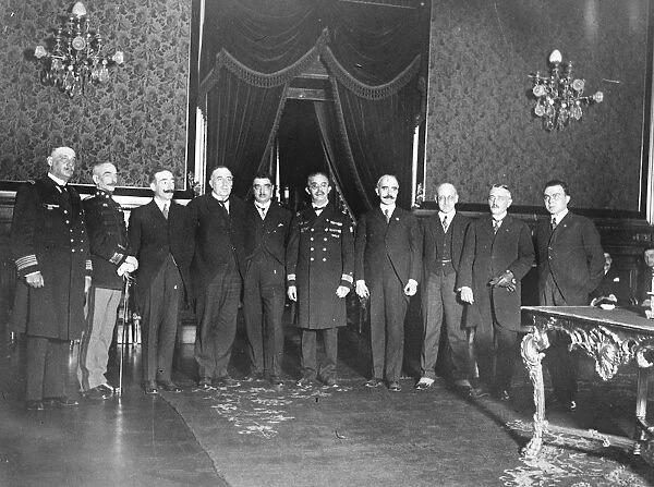 The New Portuguese Ministry A group photograph showing the new Portuguese Nationalist