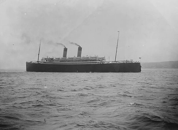 New White Star Liner Laurentic. 9 November 1927