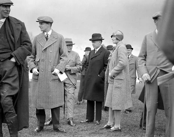 Newmarket Bloodstock Sales, Lord Molyneux (hands in coat pocket), Lord Beaverbrook