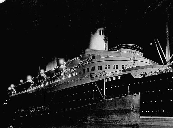 The North German Lloyd liner Bremen, which arrived in New York with 1600 passengers