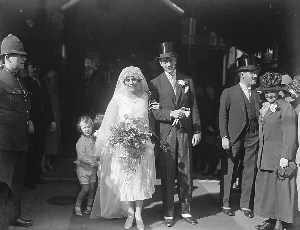 A notable Jewish Wedding The marriage of Mr G N Holt and Vera, only daughter of Sir Edward