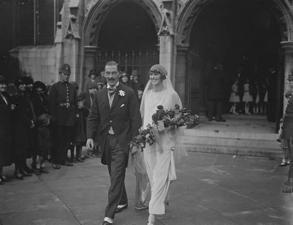 Notable wedding. The weding took place at St Margaret s, Westminster, of Major