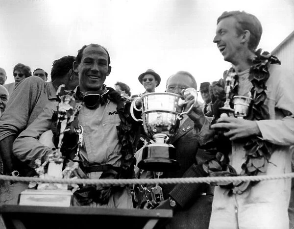 A number of famous drivers - including STIRLING MOSS took part in the tourist trophy