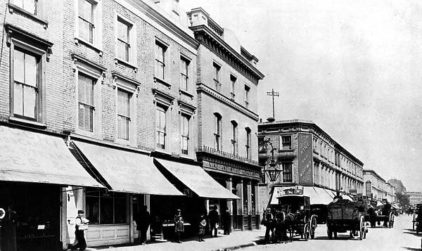 Old Brompton Road, Kensington, the shopping centre for Bolton Gardens