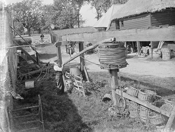 An old well. 1936