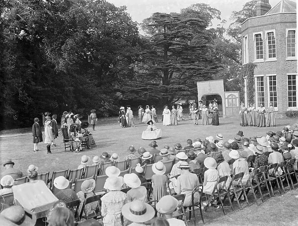 Open - air theatre at Franks Hall, Horton Kirkby, Kent. 1935