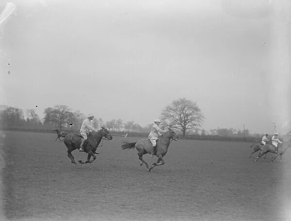 Opening of the 1921s Notable Polo Season Mr Lambton ( On Left ) and Mr Drage