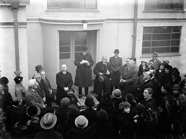 Opening of the Blendon Methodist Church, Penhill Road, Bexley, Kent. 1935