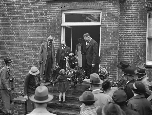 The opening of Riseley Maternity Home in Horton Kirby, Kent. 1938