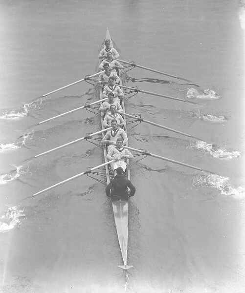 The Oxford crew. 28 March 1922