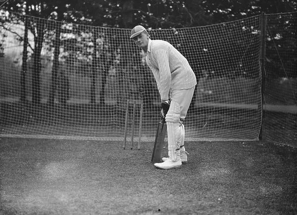 Oxford University Cricket Club Practice C H Knott ( Brasenose ). 30 April 1923