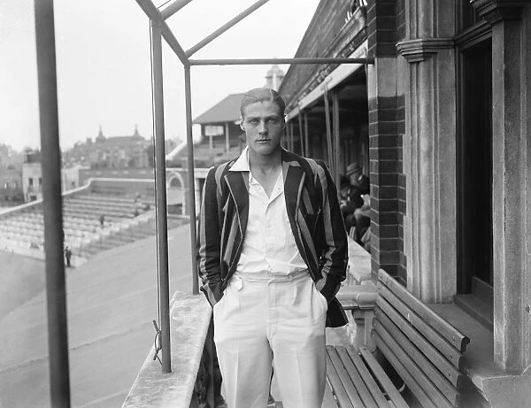 Oxford University cricketer. A M Crawley. June 1928