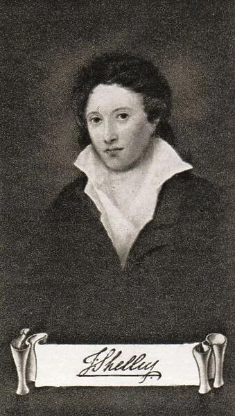PERCY BYSSHE SHELLEY From the original at the National Portrait Gallery Painting