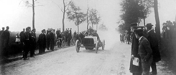 Petrol driven: Maurice Farman, in May 1902, won the Northern Tour Paris-Arras-Abbeville-Paris