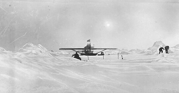 The polar flight The work 6 July 1925
