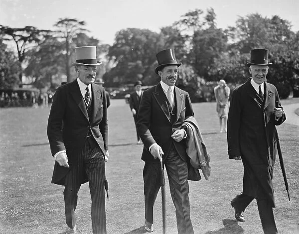 Polo at Hurlingham Colonel Duff ( left ) and King Alfonso. 30 June 1928