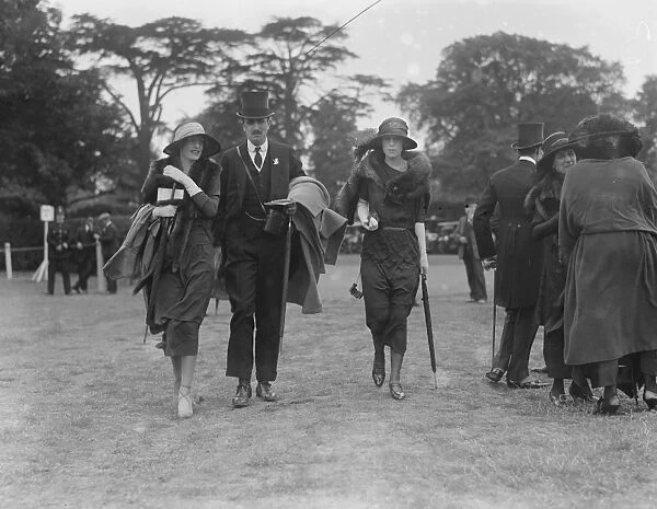 Polo at Hurlingham. Lord and Lady Stanley